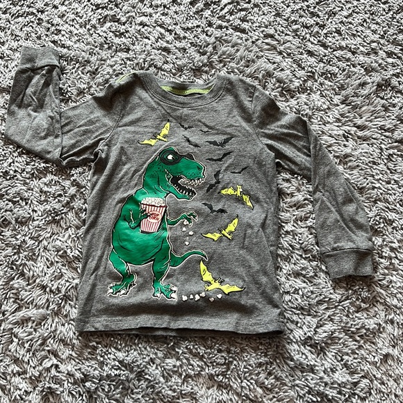 Other - Dinosaur eating popcorn Halloween themed top